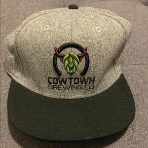 Cowtown Brewing Company SnapBack Hat Didsbury Alberta Craft Beer Pukka Adult Cap
